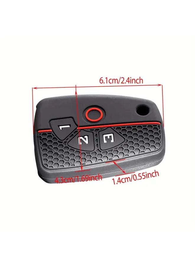 Black Long Keychain Set For Chevrolet Cruze Spark Captiva Onix Silverado Volt Camaro Aveo Sonic - Image 2